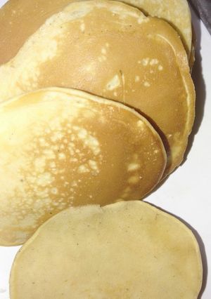 Foto resep Dorayaki no cetakan no mixer