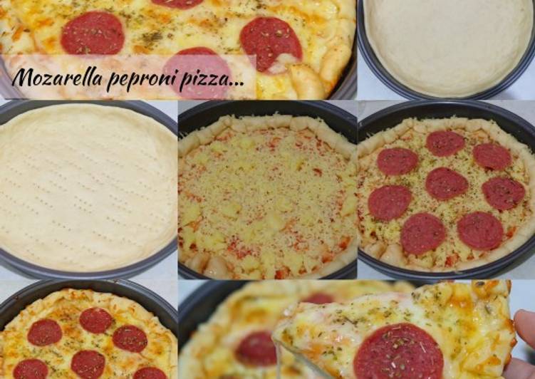 Resep Pizza Mozarella Peperoni Aka Pizza Hut Anti Gagal Dan Langkah Memasak