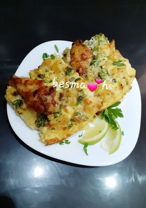 صورة لوصفة غراتان بطاطا بالكورجات والجلبانة وأجنحة دجاج