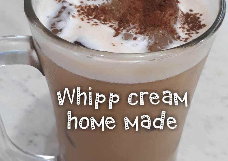 Resep 🍦 Whipp Cream Home Made 🍦 Jadi, Bikin Ngiler