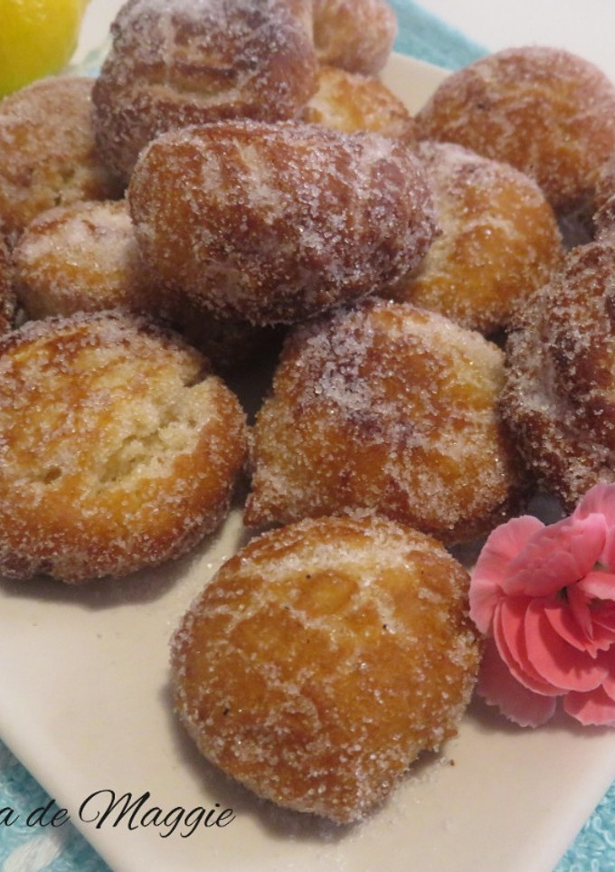 Una foto de Buñuelos de limón
