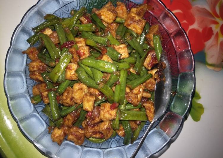 Tahu Kacang Panjang Kecap