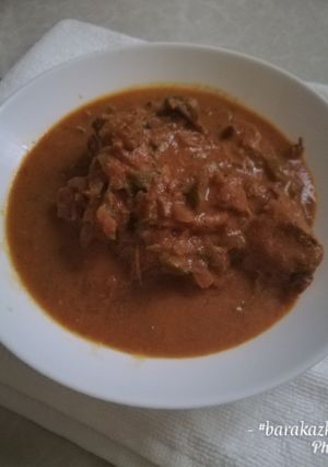 A picture of Creamy chicken curry.