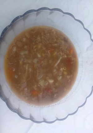 A picture of Brown beans soup.