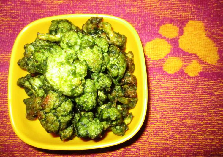 Easiest Way to Make Speedy Green Cauliflower fry