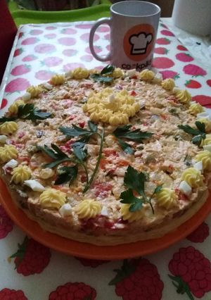 O poză a rețetei Salată beouf cu pui.