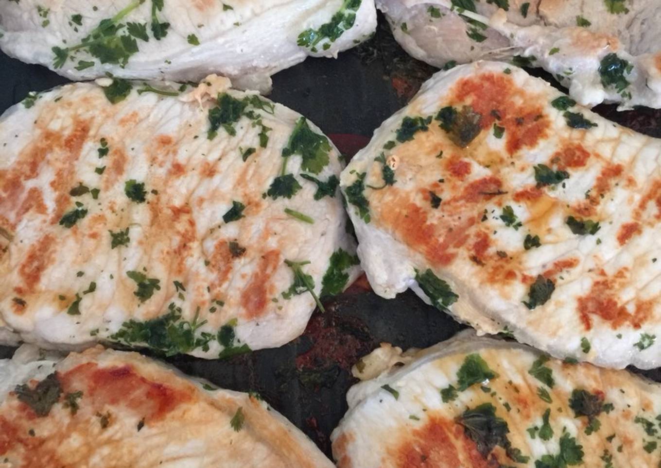 Pork Loin with fresh Coriander and Lime