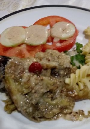 Foto de Berinjela com Tahini