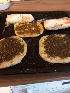 صورة لوصفة مناقيش زعتر