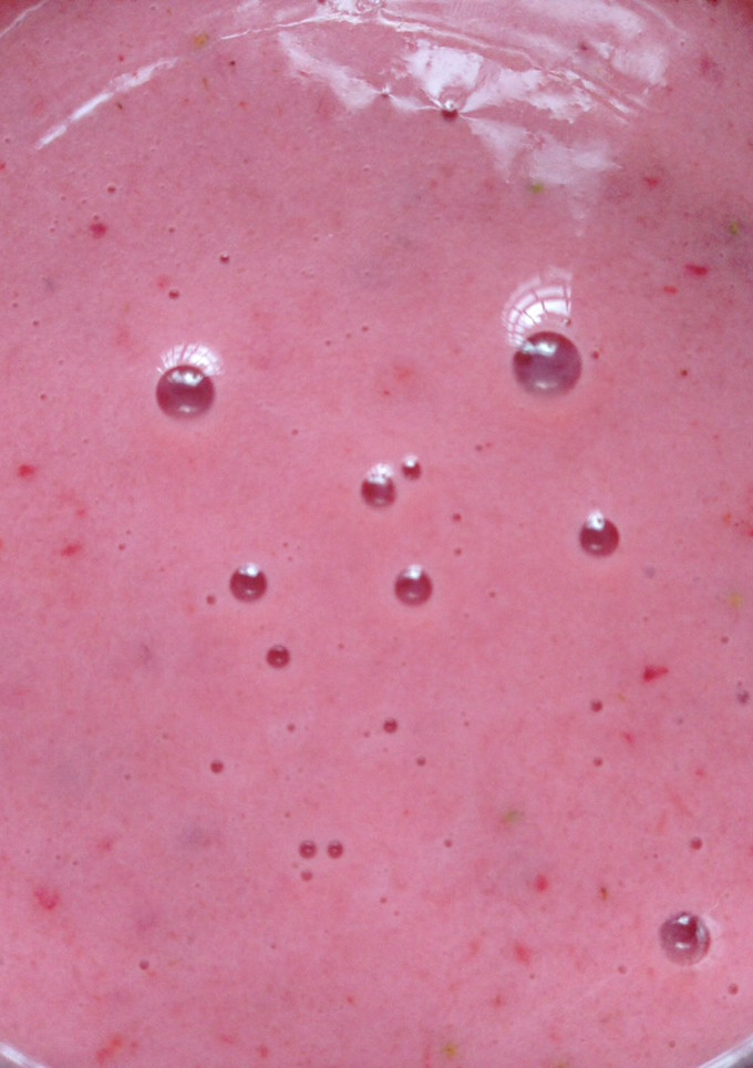 Una foto de Batido de fresa 🍓