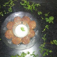 A picture of Navratri special - Beetroot tikki.