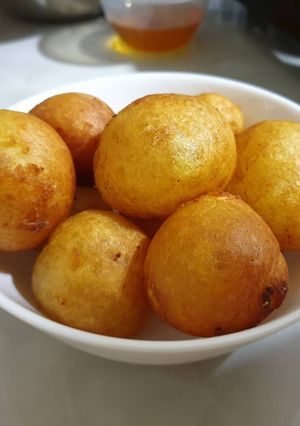 Foto resep Bola ubi (Bolubi/bolbi) kopong garing manis