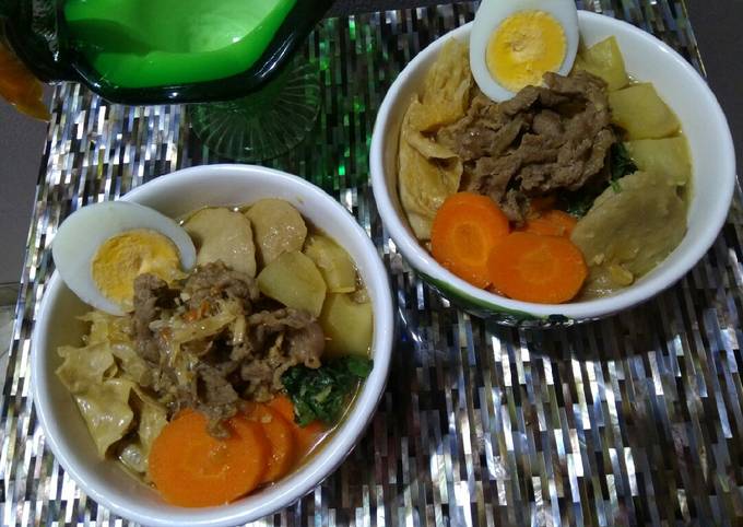 Resep Beef Basil Soup with Noodle Anti Gagal