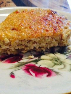 Banános-túrós süti recept fotója