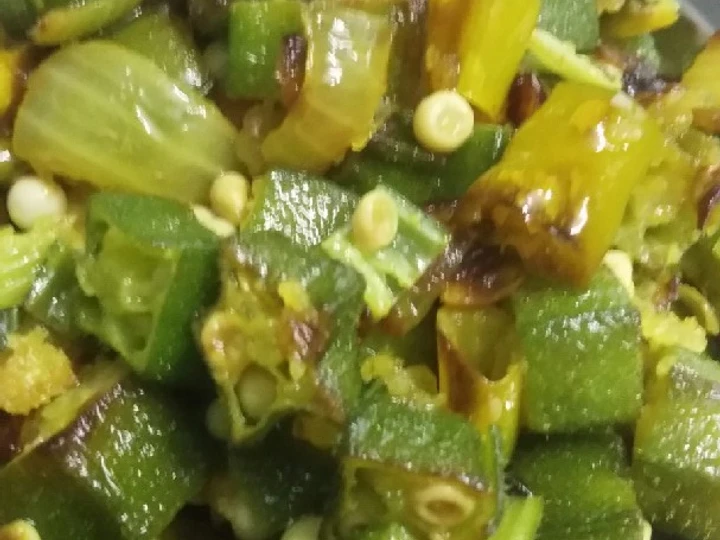 Recipe Bhendi Chi Bhaji(Bhindi Sabji) which Delicious