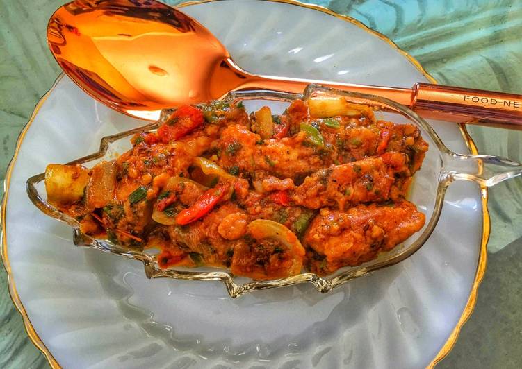 চিকেন চাটপাটা (chicken chatpata recipe in bengali)