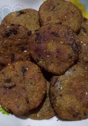 A picture of Millet vada (bajri methi vada).