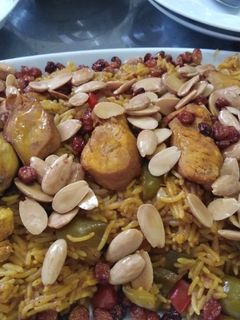 صورة لوصفة كبسة بالدجاج