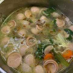 A picture of Sup makaroni sosis.
