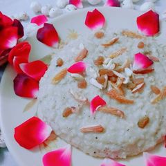 A picture of Lotus Seeds Flour Halwa.