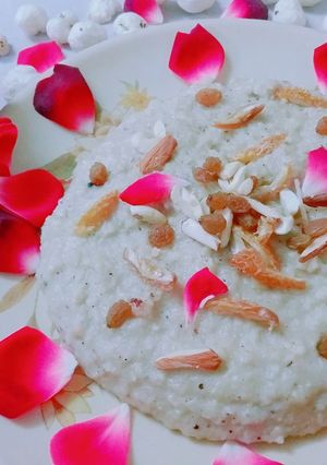 A picture of Lotus Seeds Flour Halwa.