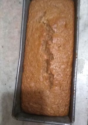 Una foto de Budín vegano de zanahoria
