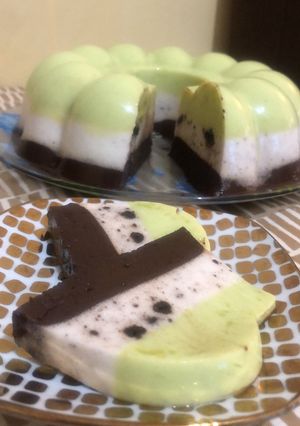 Foto resep Puding Alpukat Oreo Coklat (recook @tia sintia)