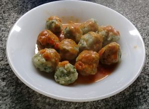 Una foto de Malfattis caseros de acelga