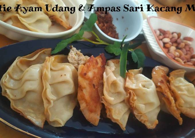 Wotie Ayam Udang dan Ampas Kacang Merah