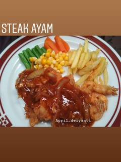 Foto resep Steak ayam saos bbq