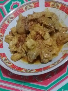 Foto resep Kari sayap ayam dan tahu
