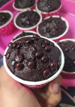 Foto resep Chocholate custard muffin