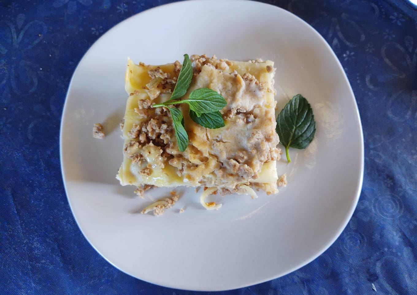 Lasagna con salsa bechamel