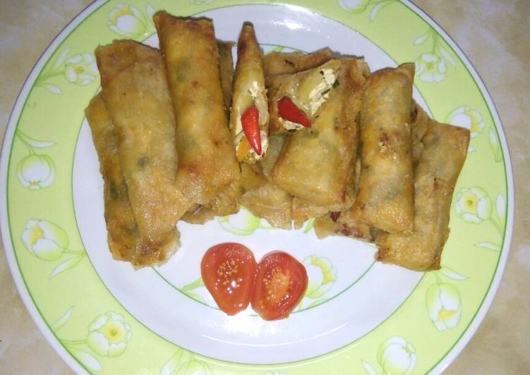 Resep Risol Isi Tahu, Makaroni,Daging Ayam, Sempurna