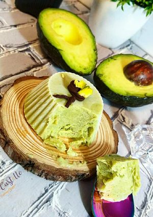 Una foto de Helado cremoso de Aguacate