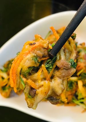 Hình của món Chả nấm linh chi.