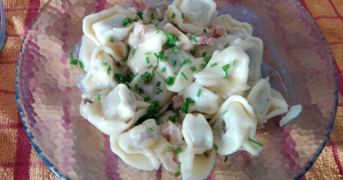 Capelletis a la caruso Receta de Juan Pablo Vidal- Cookpad