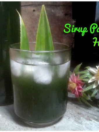 Cara Mudah Membuat Resep 04. Sirup Pandan Homemade - Es Sirup Pandan #KamisMANIS yang Sempurna Anti Ribet, Bikin Ngiler