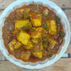 A picture of Paneer karhai.