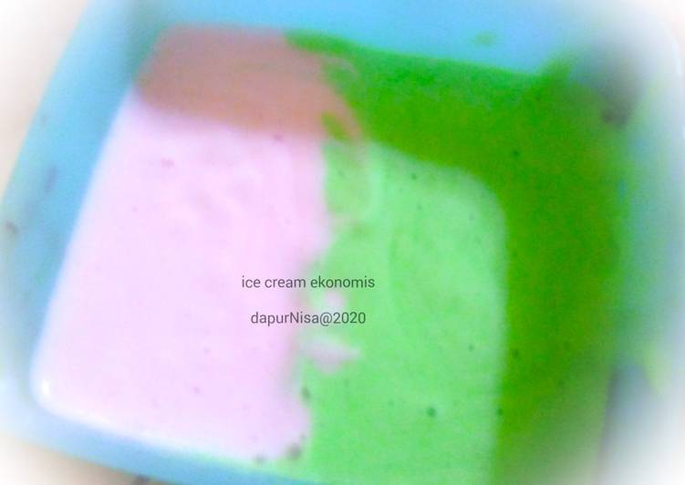 Bagaimana Membuat Ice cream ekonomis, Lezat