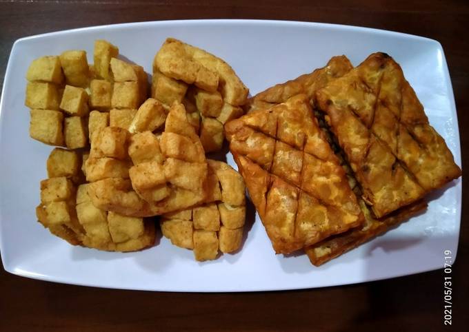 Tahu tempe goreng