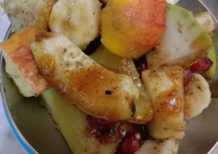 Steps to Make Favorite Fruit Chaat