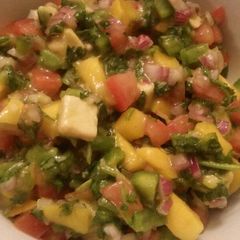 A picture of Mango Salsa.