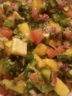 A picture of Mango Salsa.