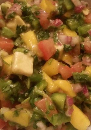 A picture of Mango Salsa.