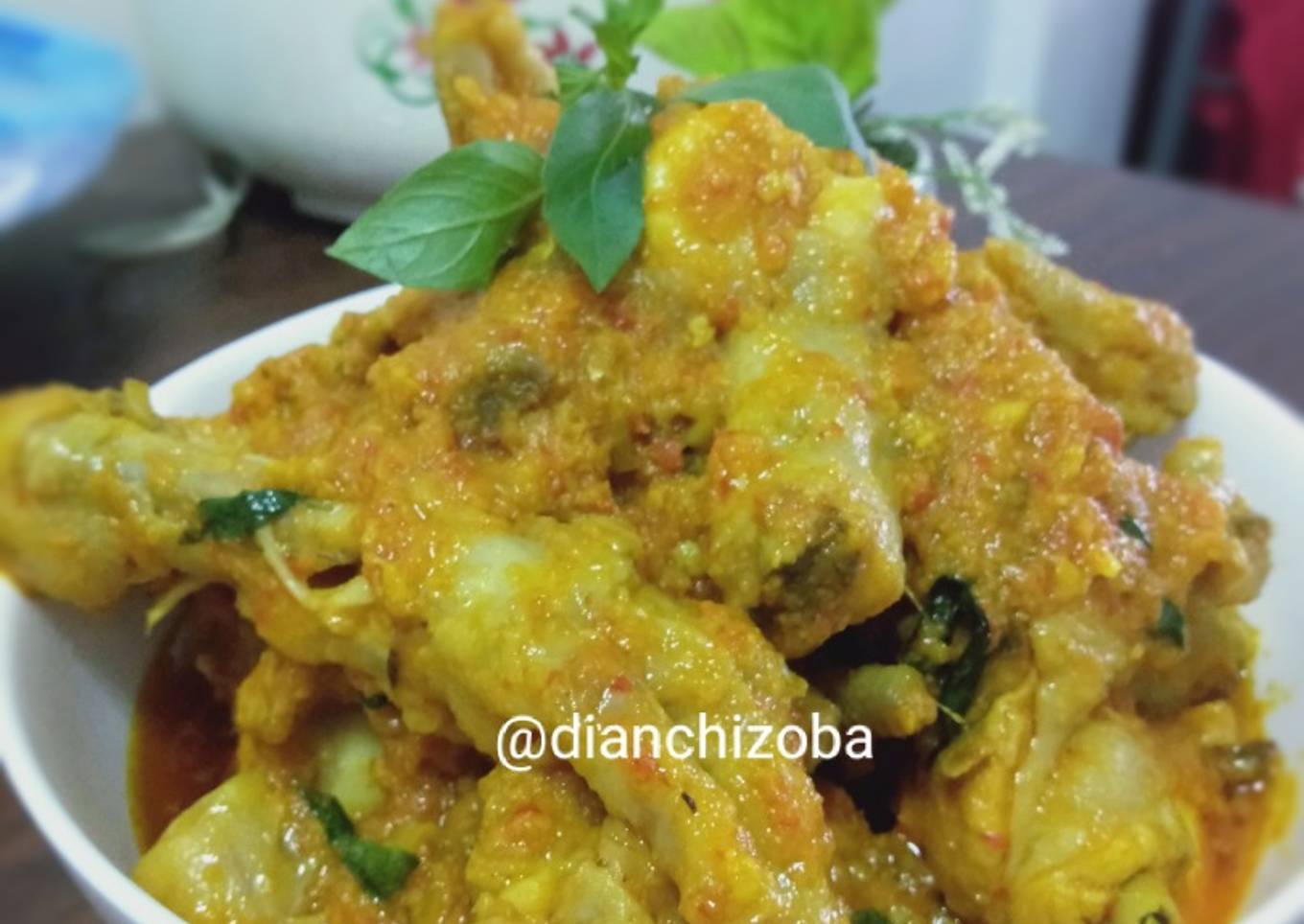 Mata ayam dengan selasih