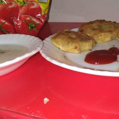 A picture of Aloo ke kebab.