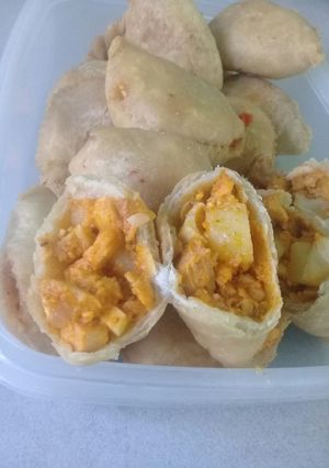 Una foto de Empanadas de pollo🍗🍗