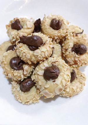 Foto resep Almond nutella cookies