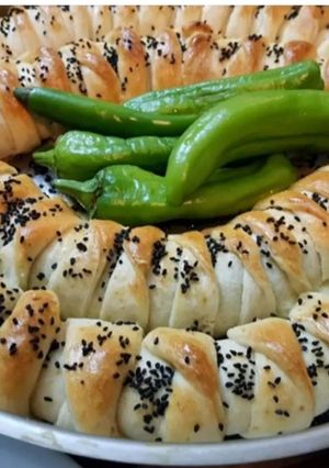 صورة لوصفة فطيرة محشية جبنة